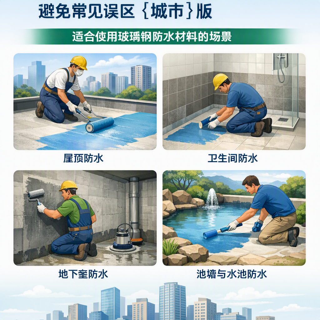 玻璃钢防水材料施工注意事项，避免常见误区 河池 版