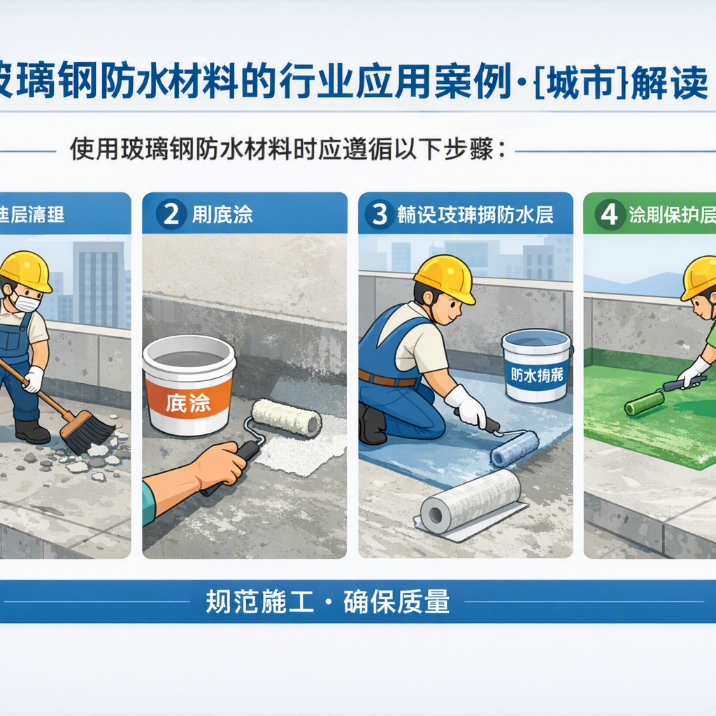玻璃钢防水材料的行业应用案例，河池解读