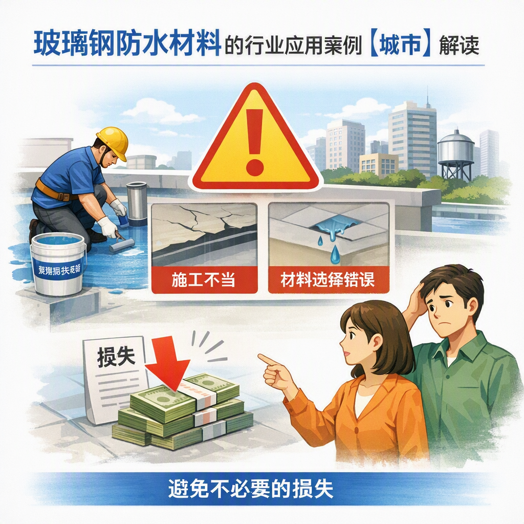 玻璃钢防水材料的行业应用案例，河池解读